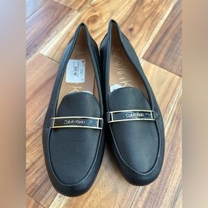 Calvin Klein Black Loafers Size 6.5 NWT